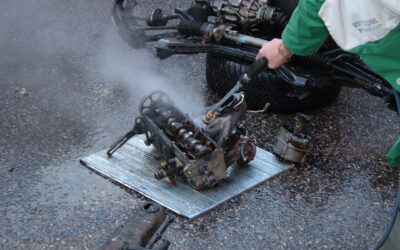 Use of electric pressure washers in the mechanical sector